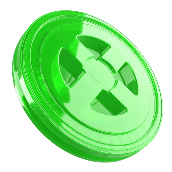 chemicalworkz Performance Bucket Lid Wascheimerdeckel Grün Transparent